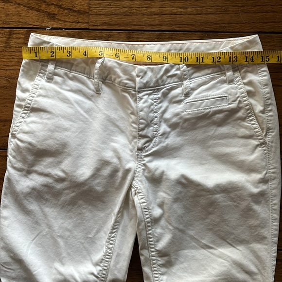 Troy Burch White Cropped wide Leg Pants Size 25 - Picture 10 of 15